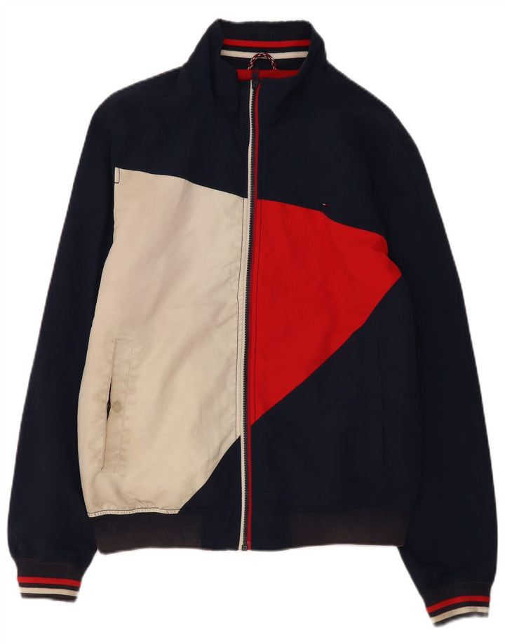 Gornja jakna muške trenirke Tommy Hilfiger srednje tamnoplave boje