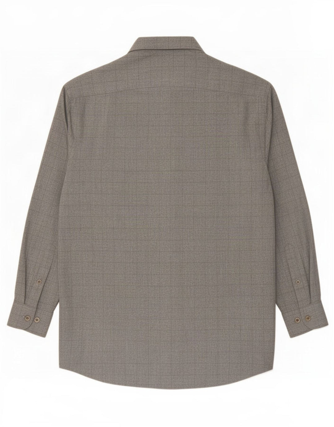 Massimo Dutti visoka muška košulja, velika siva karirana viskoza, veličina 42
