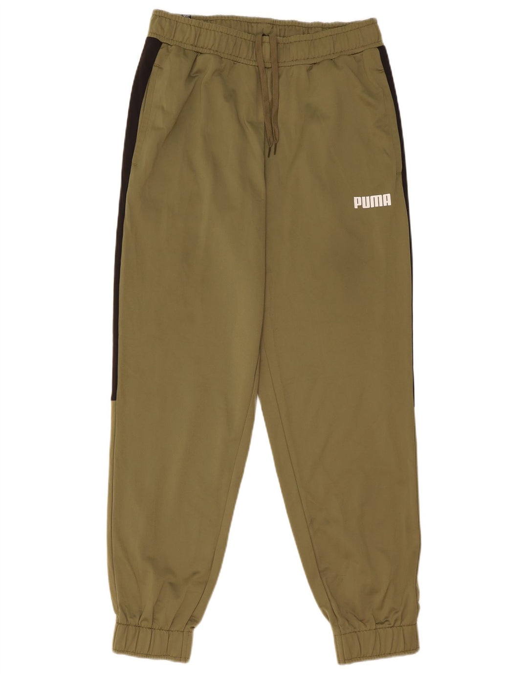 Puma muške trenirke Hlače Joggers Large kaki poliester u boji