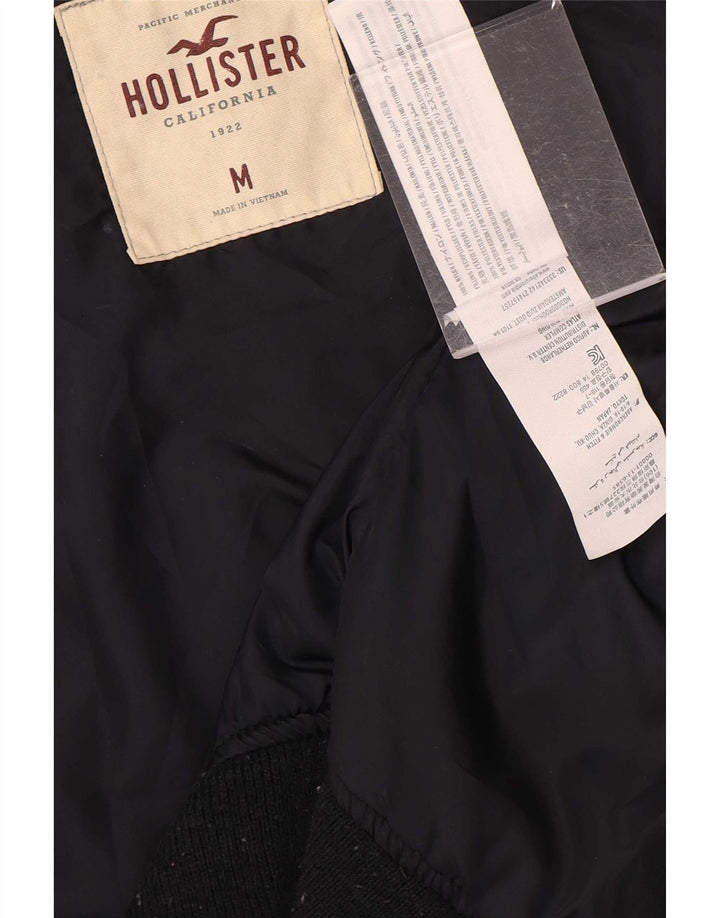 Hollister muška bombaška jakna UK 38 srednje tamnoplavi poliester