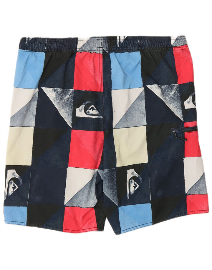 QUIKSILVER Muške kratke hlače za plivanje s grafičkim motivima srednje raznobojne geometrije