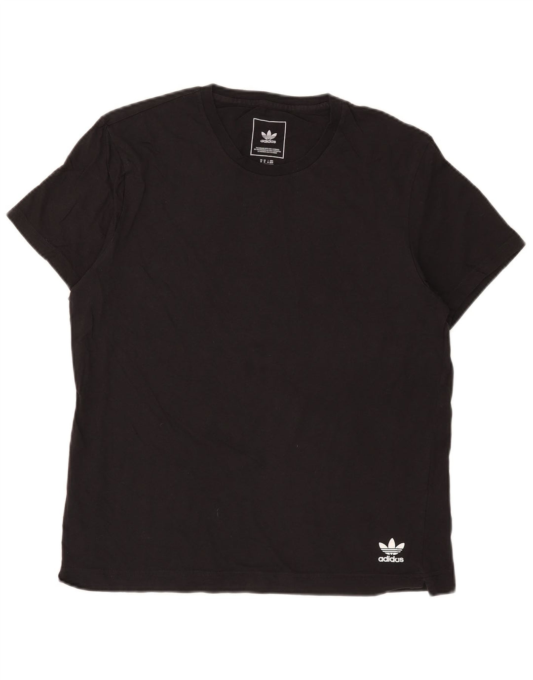 Adidas muška majica kratkih rukava Srednji crni pamuk