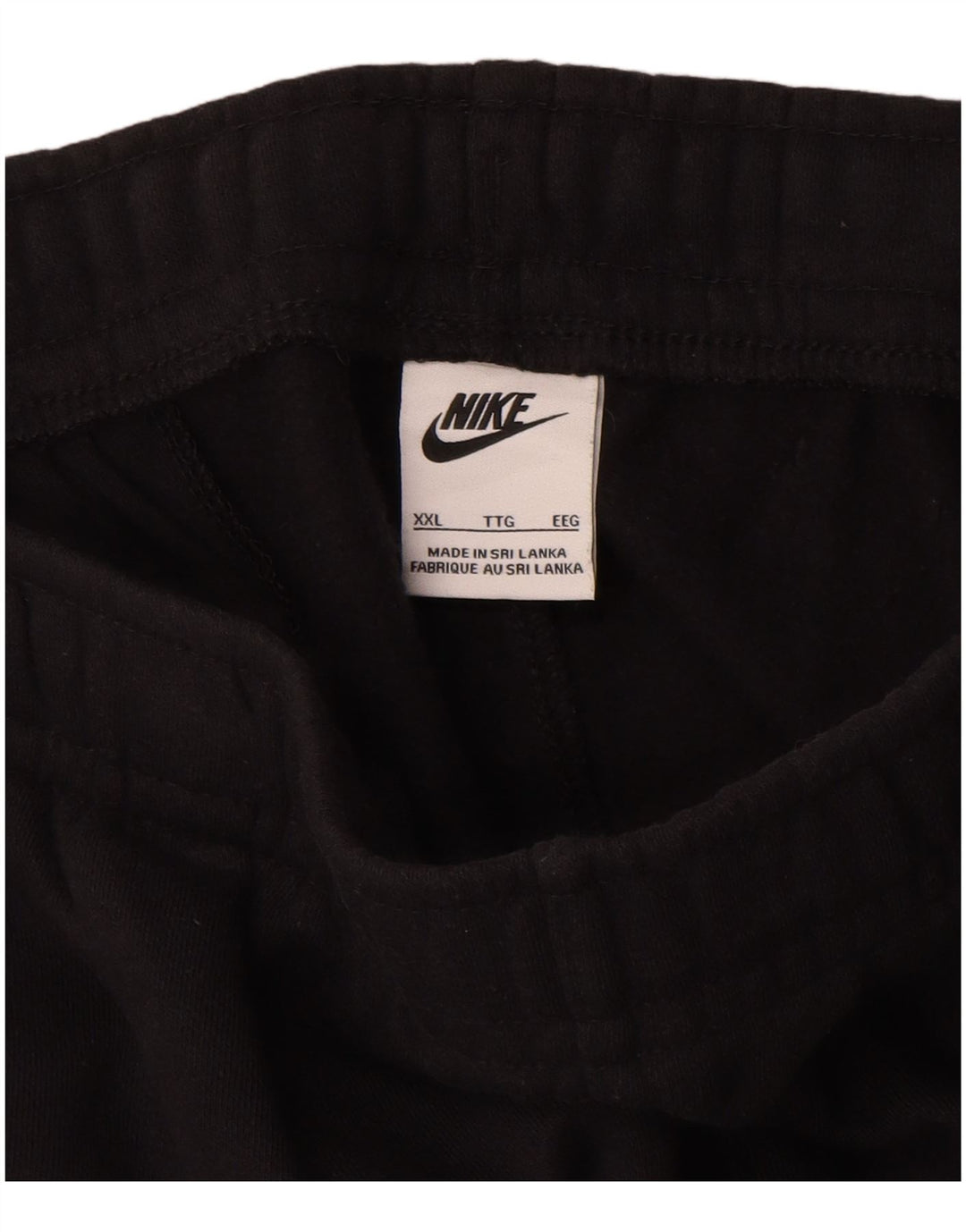 Nike muške hlače za trenirku 2XL, crni pamuk