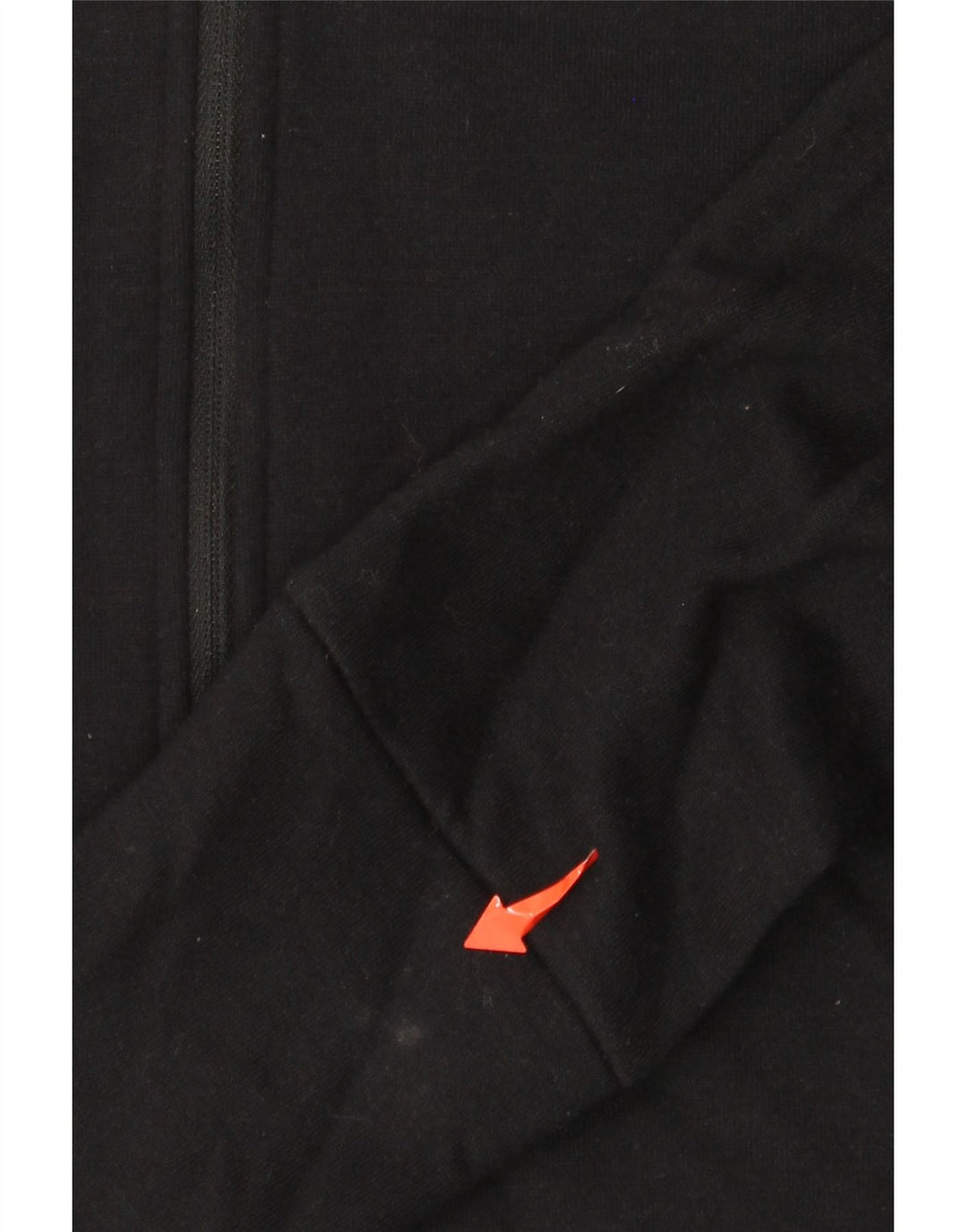NIKE Ženska Dri Fit Velika majica s kapuljačom s patentnim zatvaračem UK 10 Mala crna