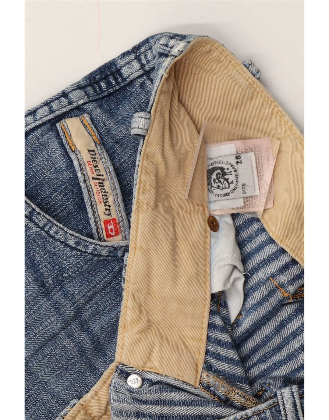 Diesel Ženske Bootcut traperice W28 L34 Plavi pamuk