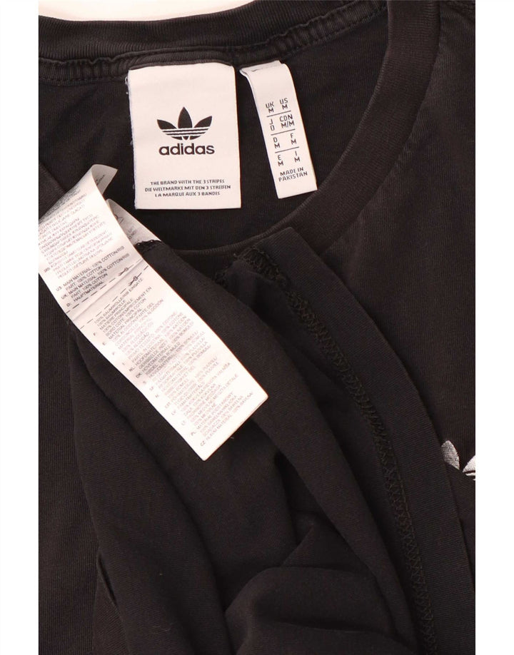 Adidas muška majica kratkih rukava Srednji crni pamuk