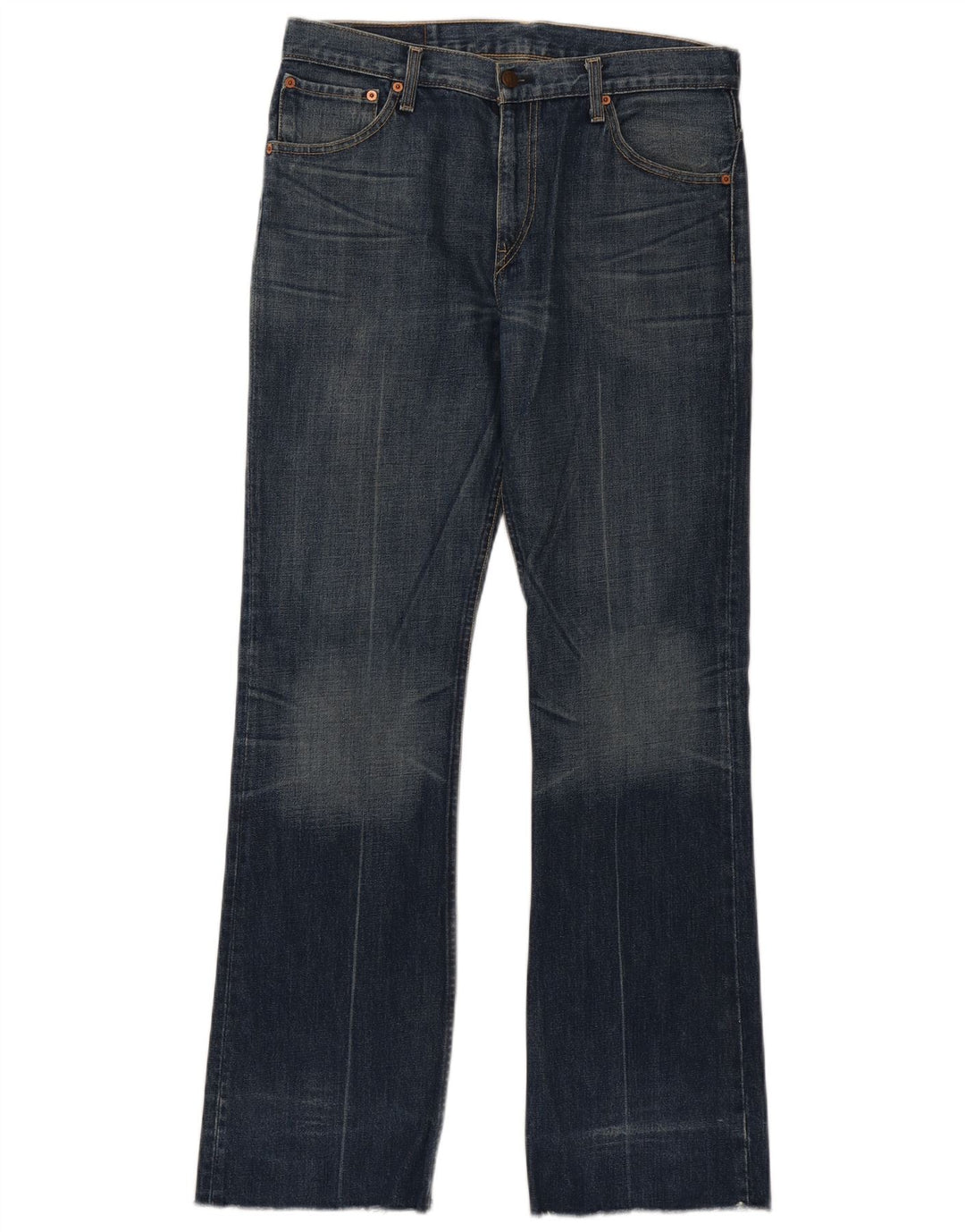 LEVI'S Muške 507 Bootcut traperice W32 L34 Plavi pamuk