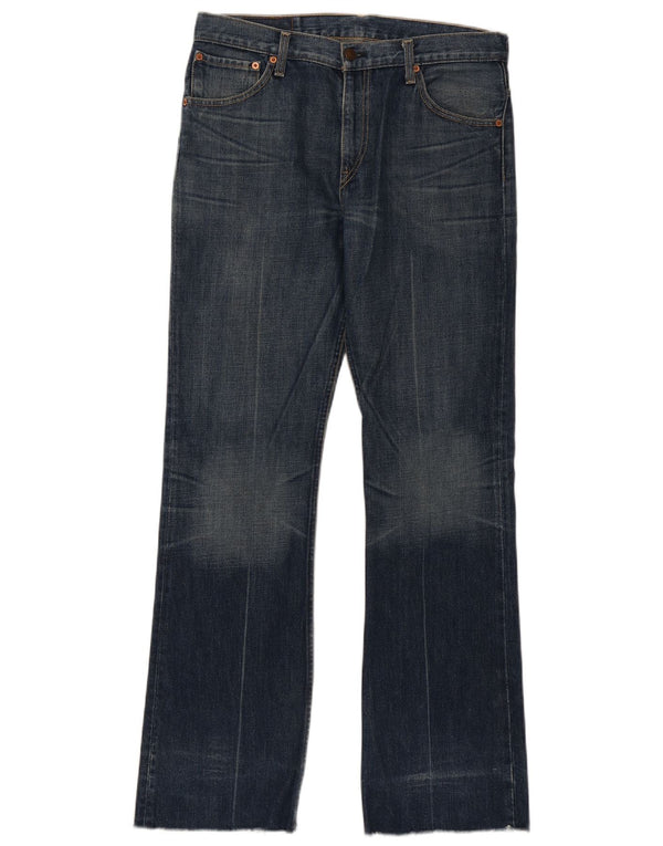 LEVI'S Muške 507 Bootcut traperice W32 L34 Plavi pamuk