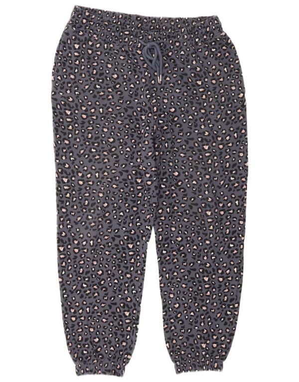 Marks & Spencer Womens Tracksuit Trousers Joggers UK 16 Large Navy Blue
