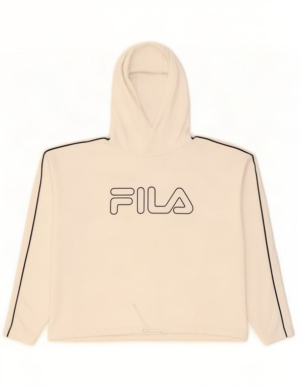 Fila ženska majica s kapuljačom s kapuljačom s grafičkim motivima UK 10 Mala bijela