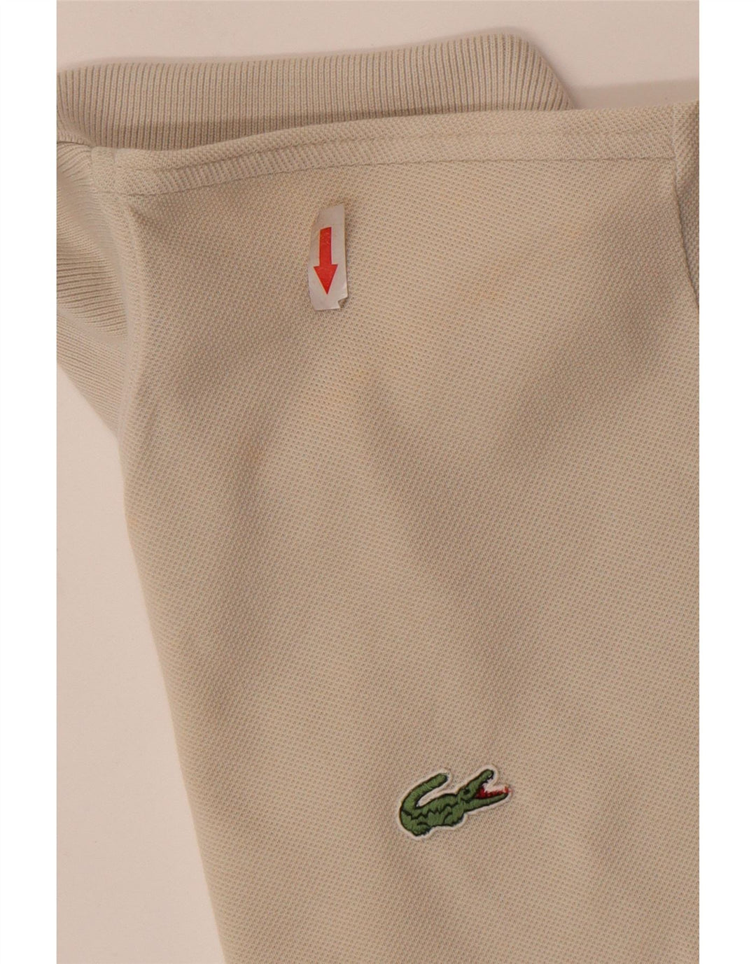 Lacoste muška polo majica, veličina 4 srednje bijele boje, pamuk