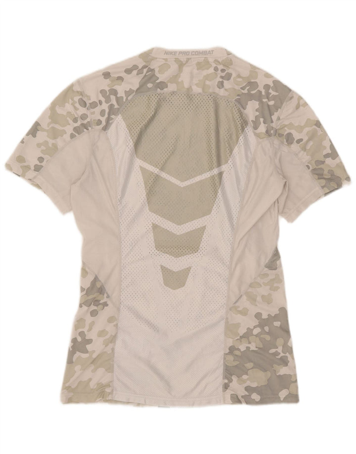 Nike Dri Fit majica kratkih rukava velika siva kamuflažna majica od poliestera