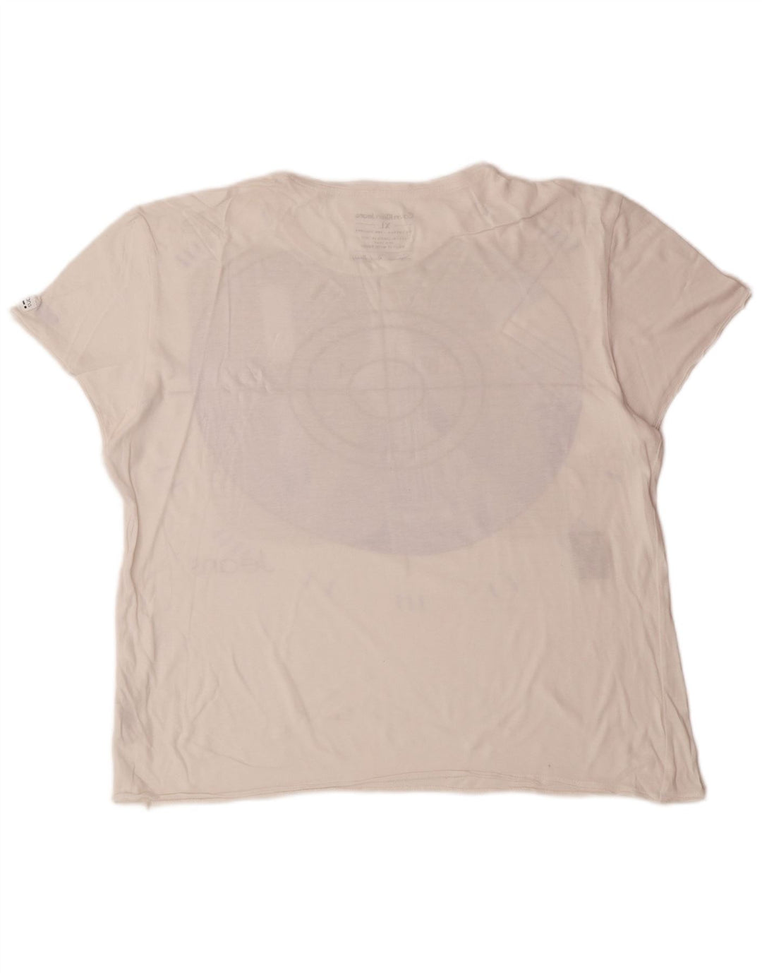 CALVIN KLEIN JEANS Ženska majica kratkih rukava s grafičkim motivima UK 18 XL Bijeli pamuk