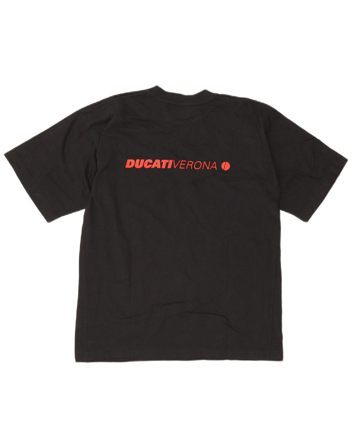 Ducati muška grafička majica kratkih rukava Srednji crni pamuk