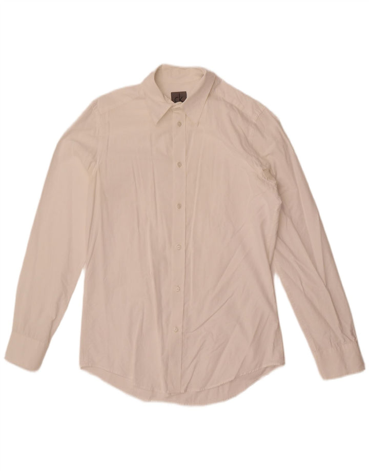 Mala bijela muška uska košulja Calvin Klein