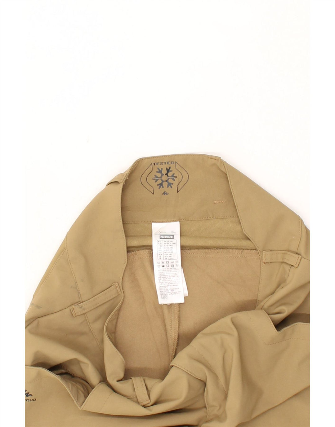 DECATHLON Womens Slim Windbreaker Trousers EU 38 Medium W29 L30 Beige Vintage Decathlon and Second-Hand Decathlon from Messina Hembry 