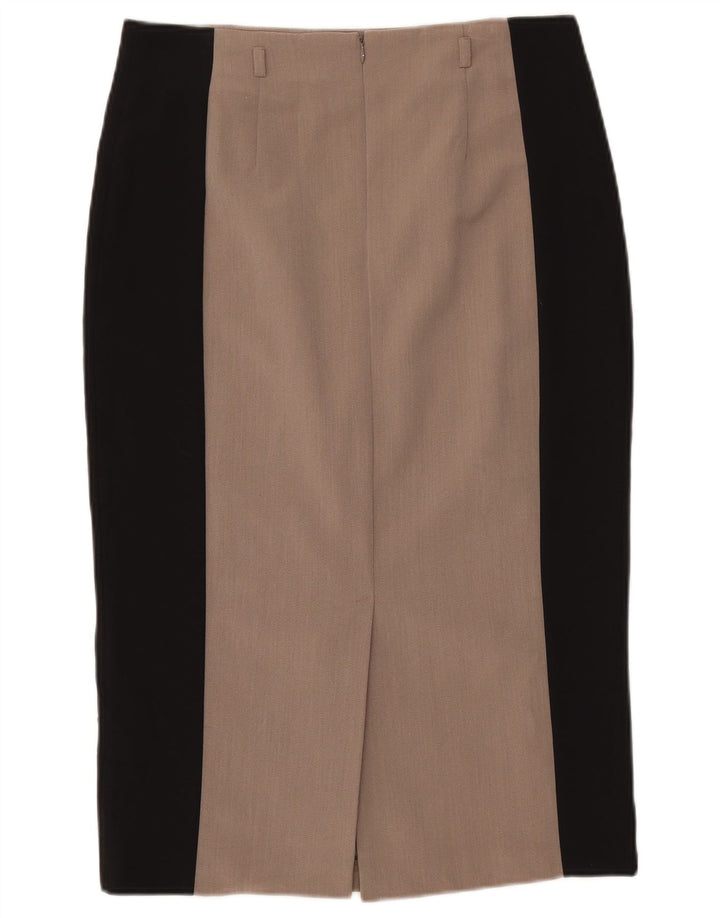 MARKS & SPENCER Womens Pencil Skirt UK 12 Medium W32 Grey Colourblock
