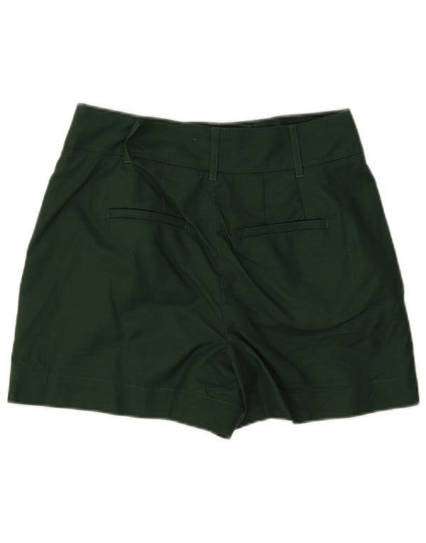 Boden ženske kratke chino hlače visokog struka UK 10 male W28 zeleni pamuk