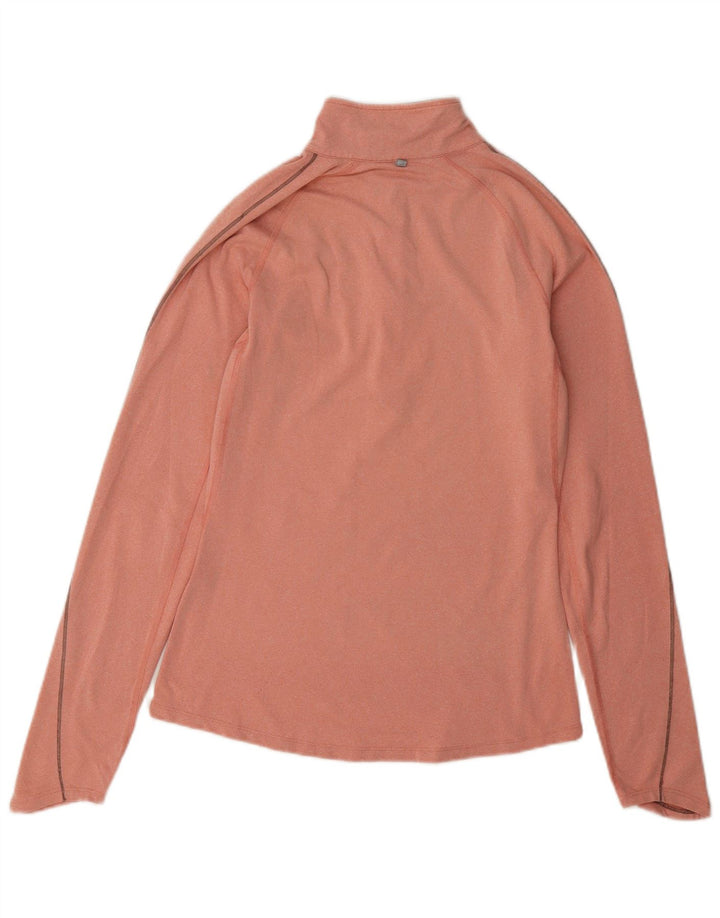 Nike Ženska trenirka Dri Fit Zip Neck Pulover Top UK 10 Small Pink