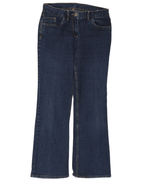 Marks & Spencer Ženske traperice Bootcut UK 10 Small W28 L28 Tamnoplave Pamučne