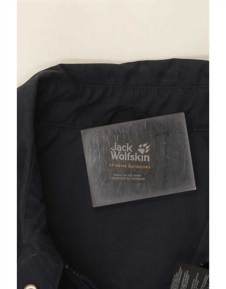 Jack Wolfskin Ženska pomoćna jakna UK 12 srednje tamnoplavi poliester