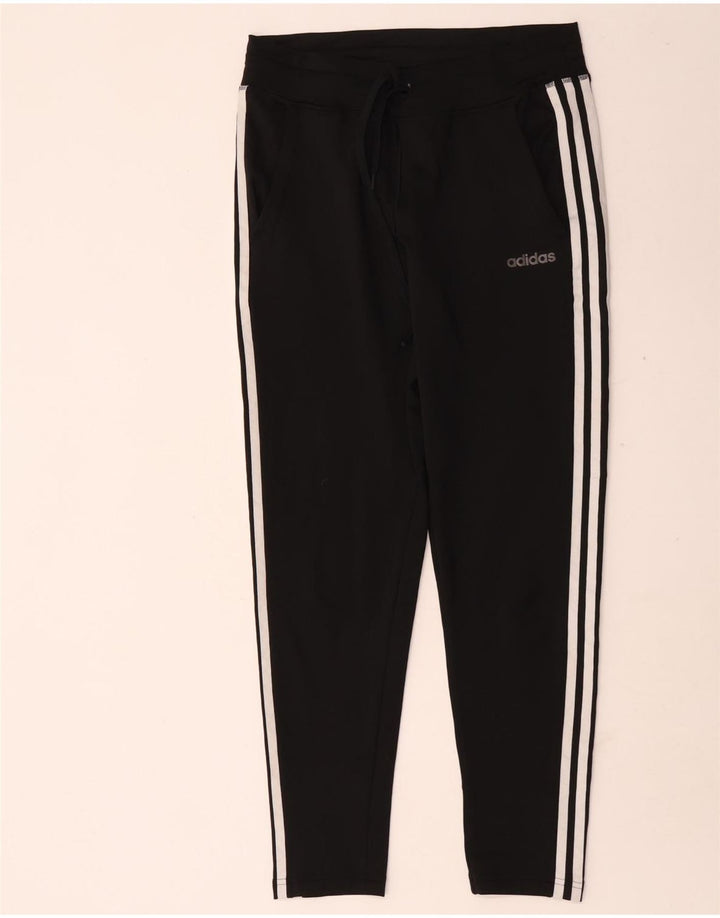 Adidas ženske hlače za trenirku UK 8/10 male crne poliesterske