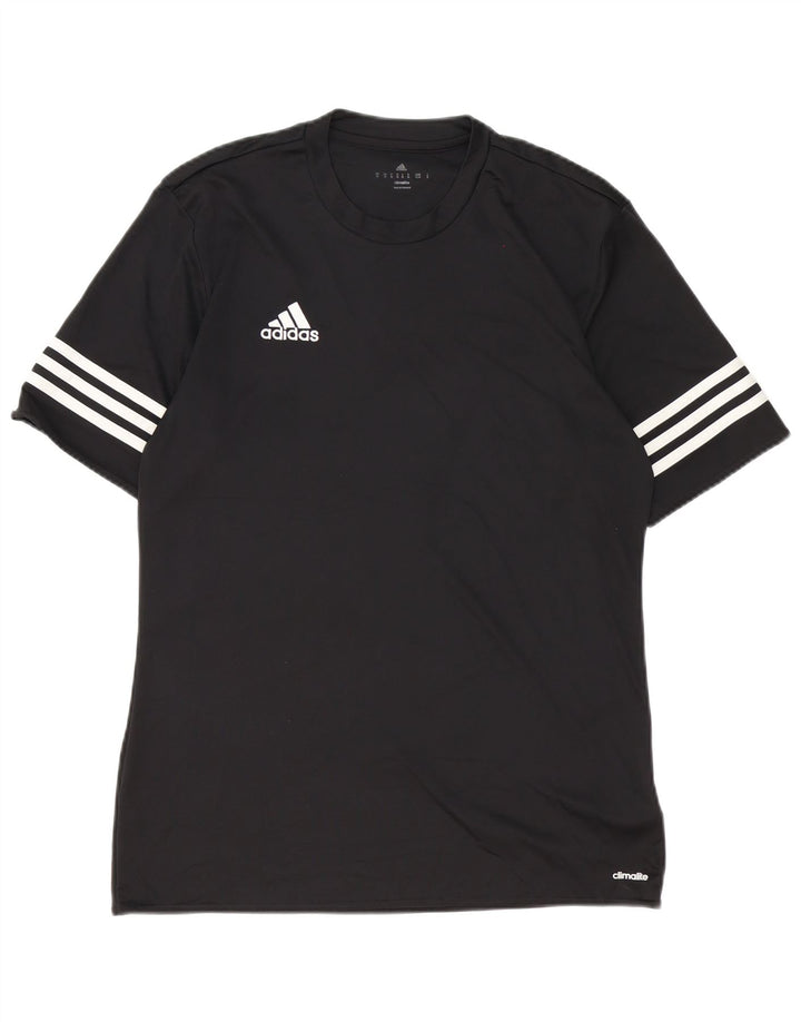 Adidas muška Climalite majica kratkih rukava srednji crni poliester
