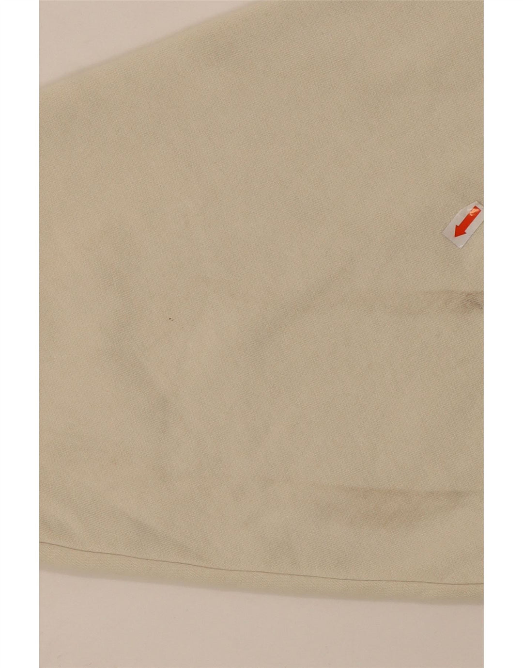 NIKE Ženska kratka prekomjerna majica s kratkim rukavima UK 10 Small Off White Cotton