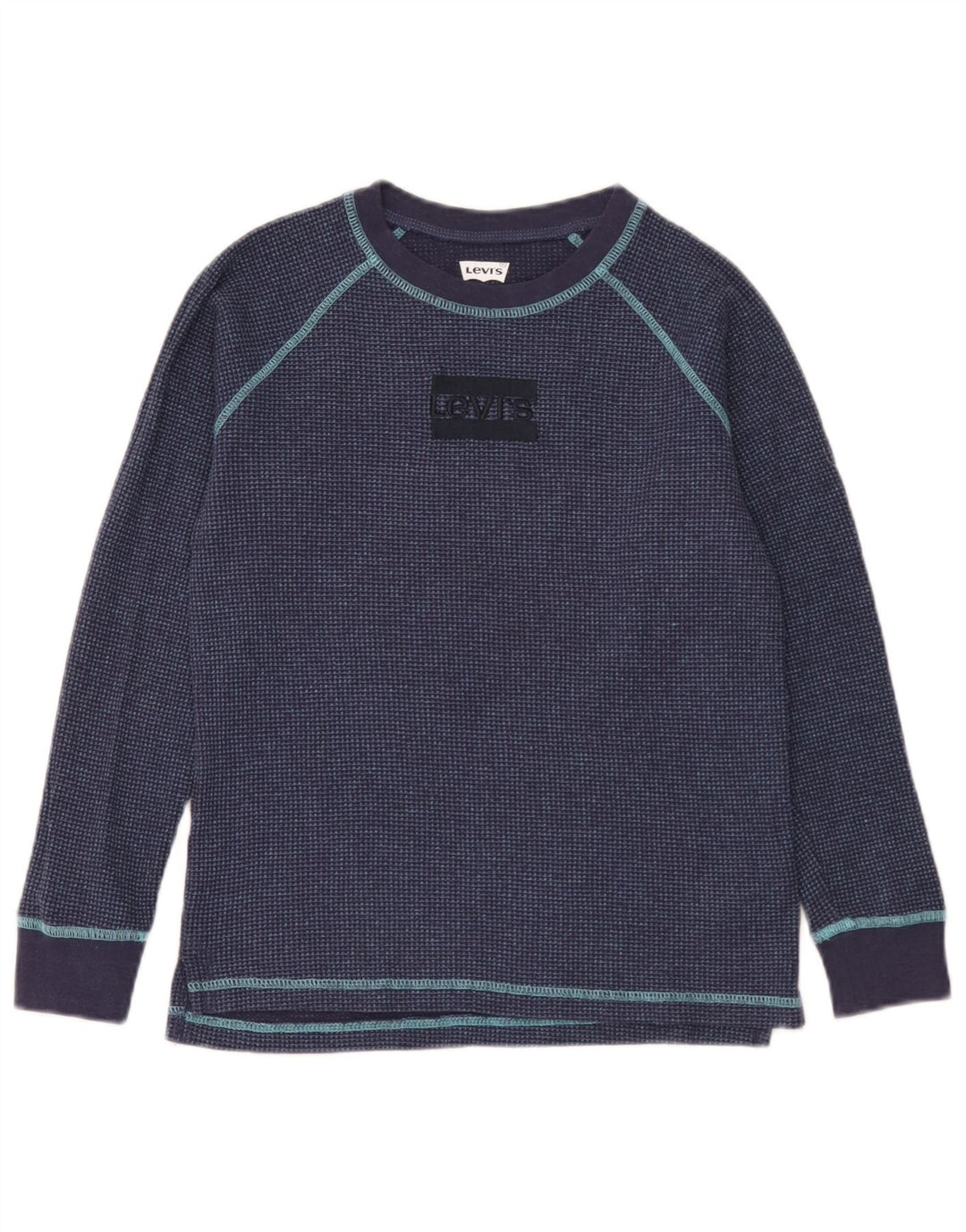 Levi's majica za dječake dugih rukava 11-12 godina, tamnoplavi pamuk