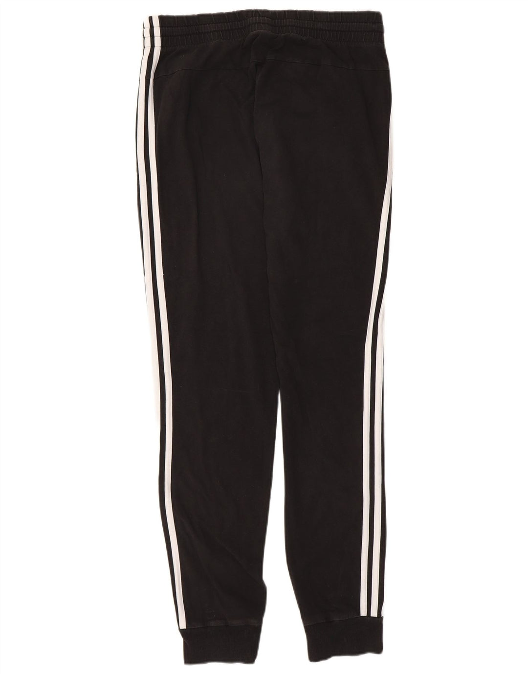 ADIDAS Ženska trenirka Hlače Joggers UK 12/14 Srednje crni pamuk