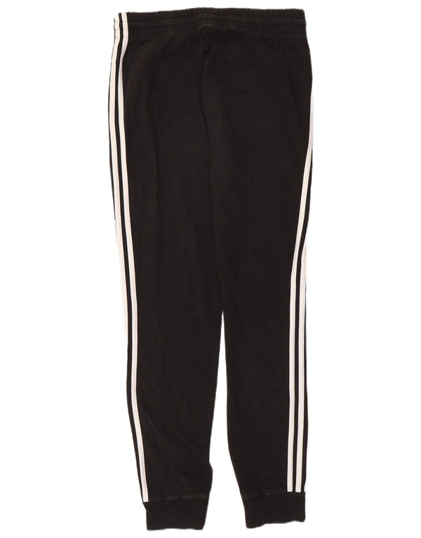 ADIDAS Ženska trenirka Hlače Joggers UK 12/14 Srednje crni pamuk