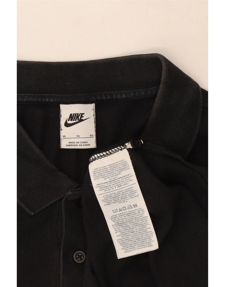 Nike muška polo majica XL crni pamuk