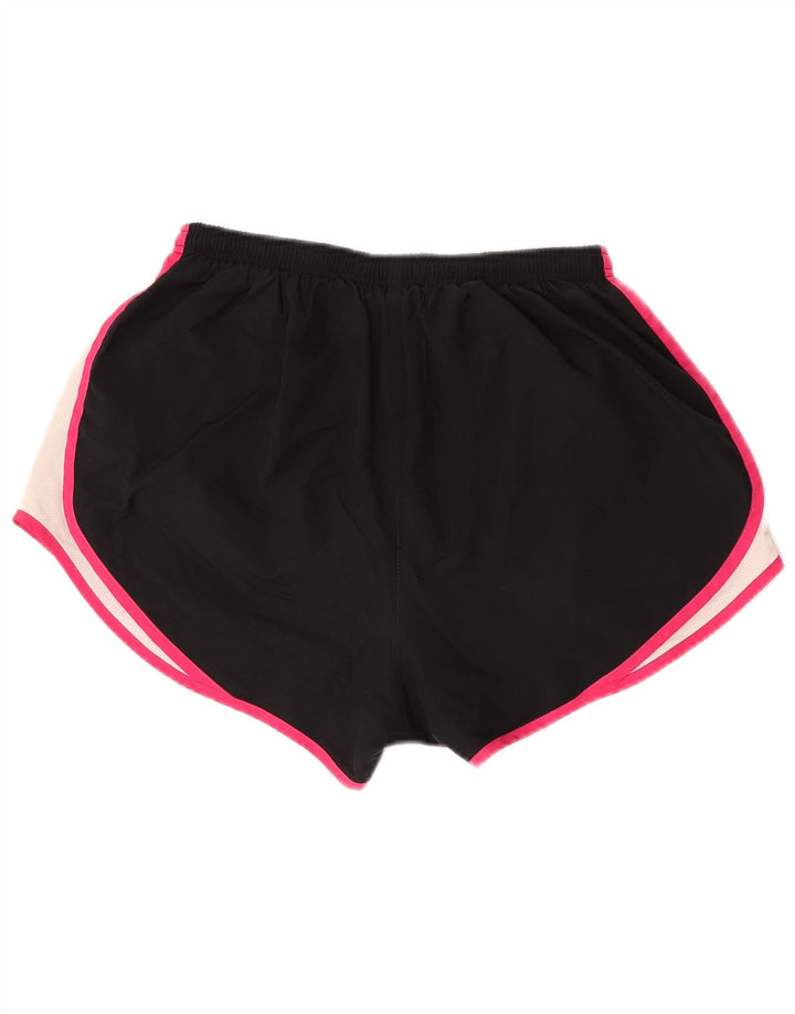 Nike ženske kratke sportske hlače Dri Fit UK 14 veliki crni poliester u boji