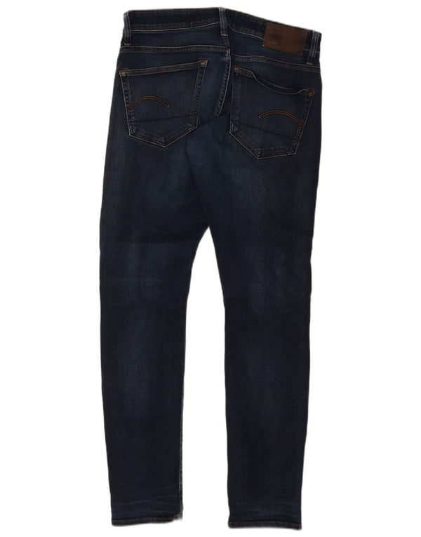 G-Star Mens Skinny Jeans W32 L32 Navy Blue Cotton