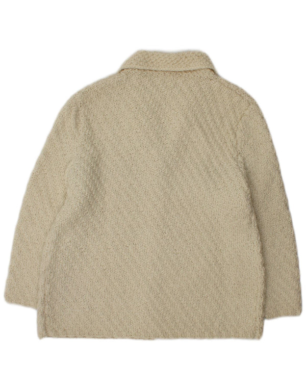 Vintage ženski kardigan džemper UK 16 veliki bež