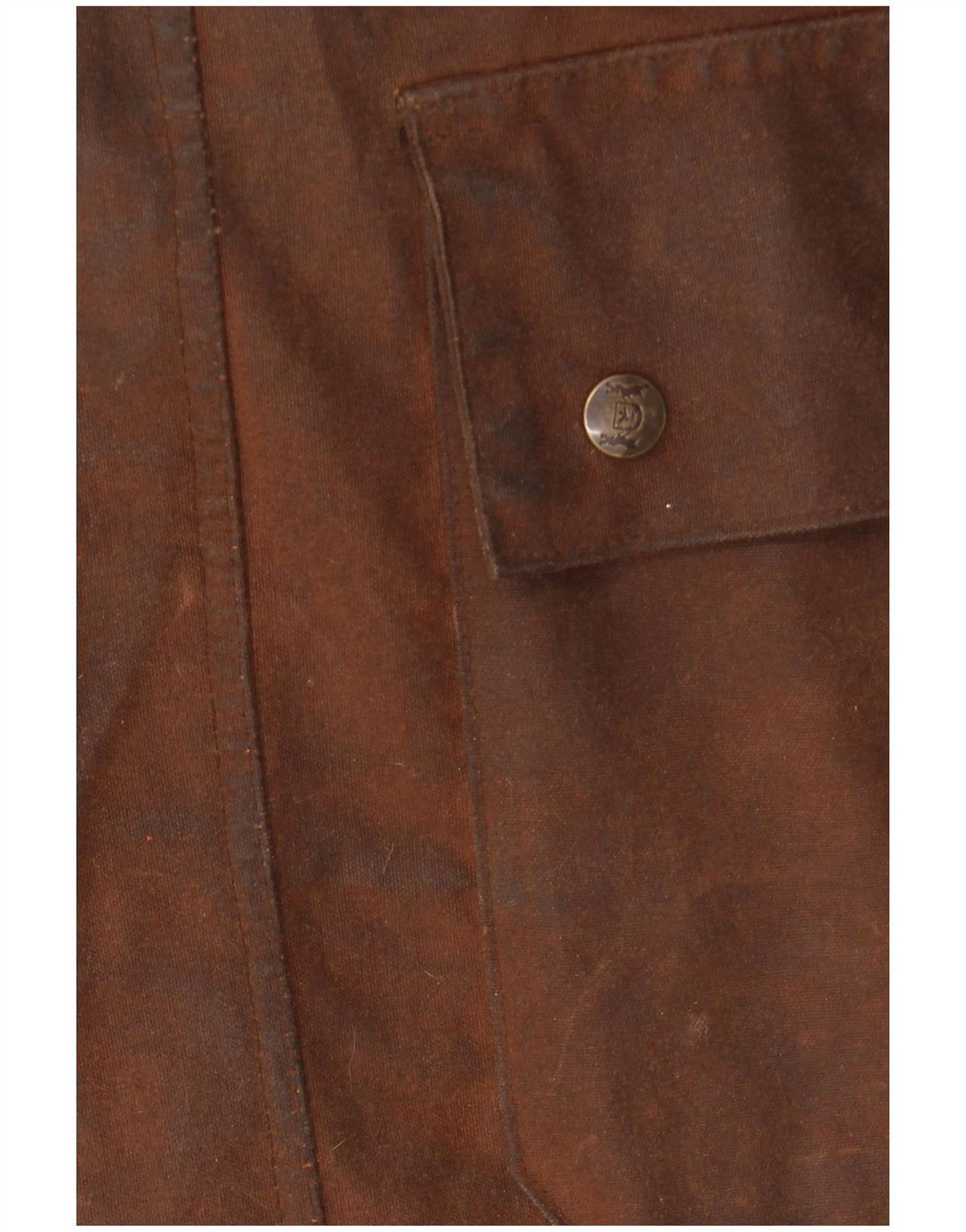 HUNTER Muški lovački kaput od voštanog pamuka s kapuljačom UK 34 XS Smeđi pamuk