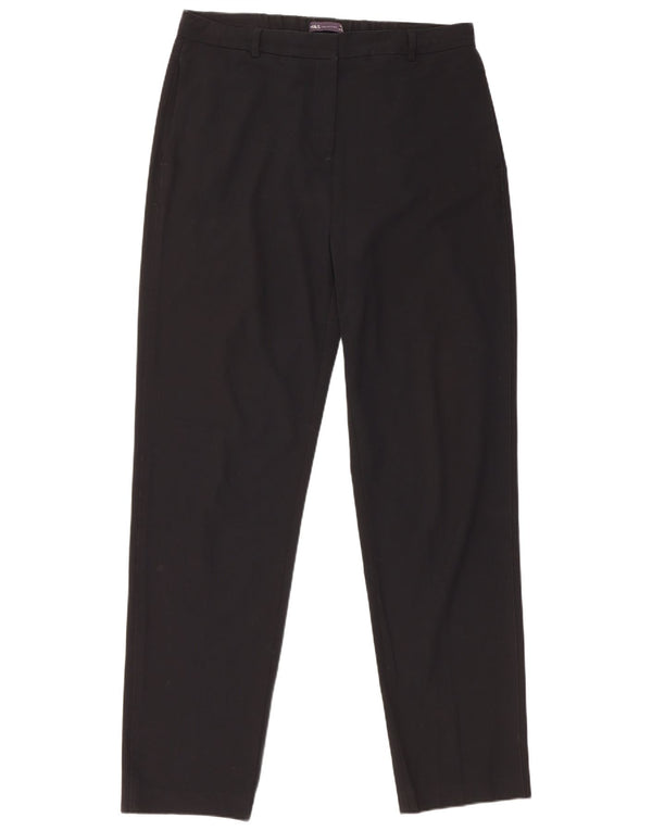 Marks & Spencer ženske chino hlače visokog struka UK 14 velike W34 L32 crne