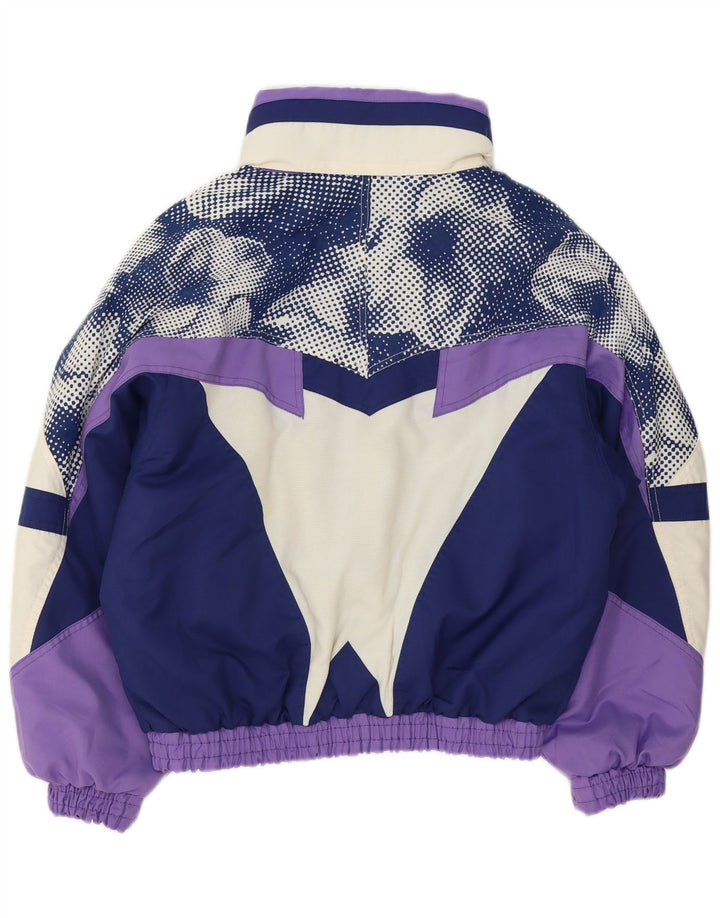 Fila Ženska široka skijaška jakna IT 42 Srednje ljubičasta retro poliester