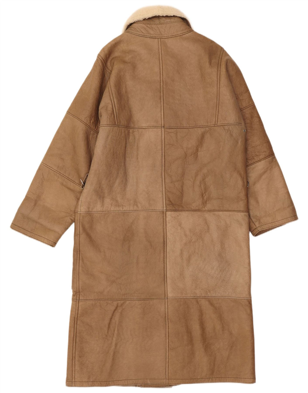 LORINGHOVEN Muški kaput od ovčjeg krzna UK 36 Mala bež janjeća koža