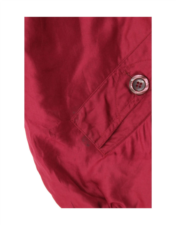 TIMOTHY Mens Paris Bomber Jacket UK 42 XL Burgundy Vintage Timothy and Second-Hand Timothy from Messina Hembry 