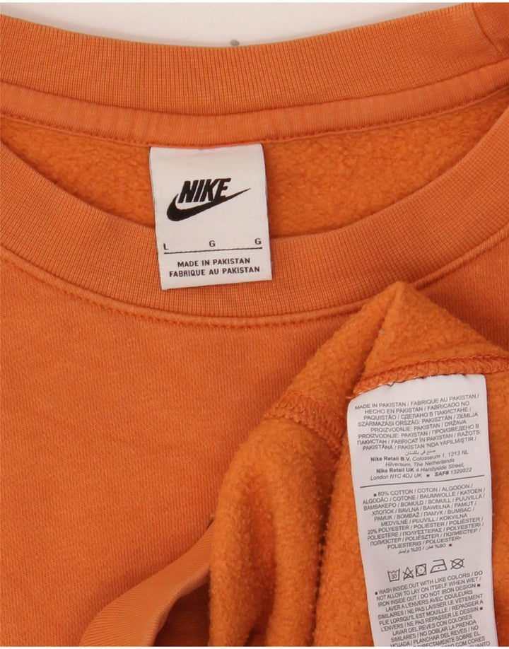 Nike muška majica s grafičkim motivima, veliki narančasti pamuk