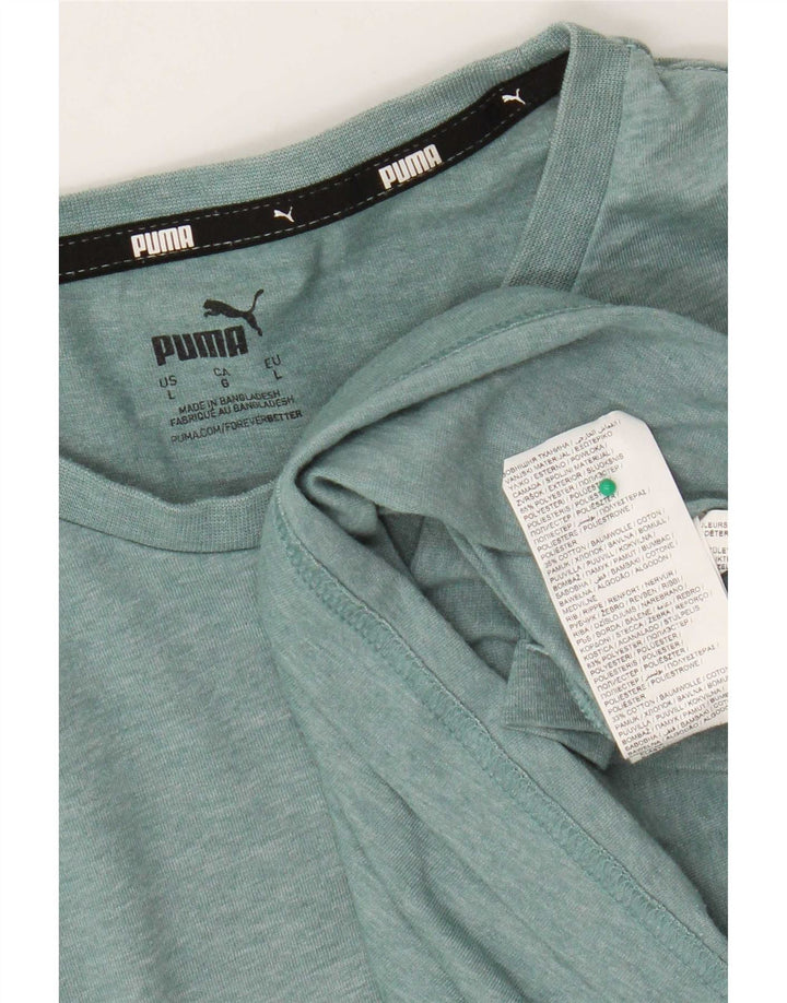 Puma muška majica kratkih rukava s velikim zelenim pjegama od poliestera