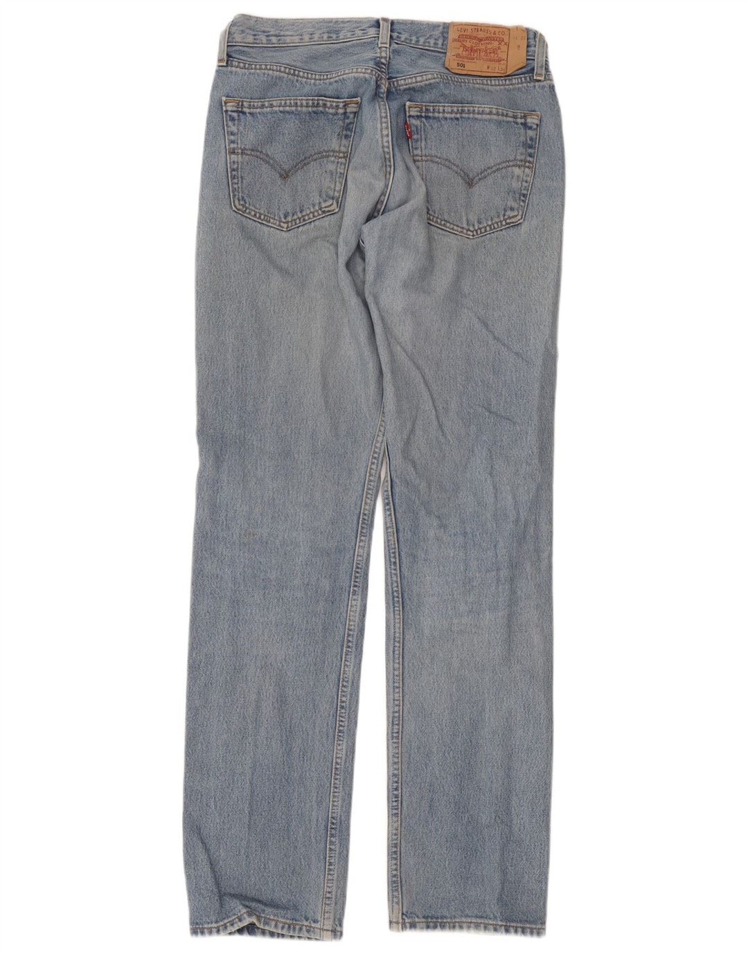 Levi's muške 501 ravne traperice W32 L34 plavi pamuk