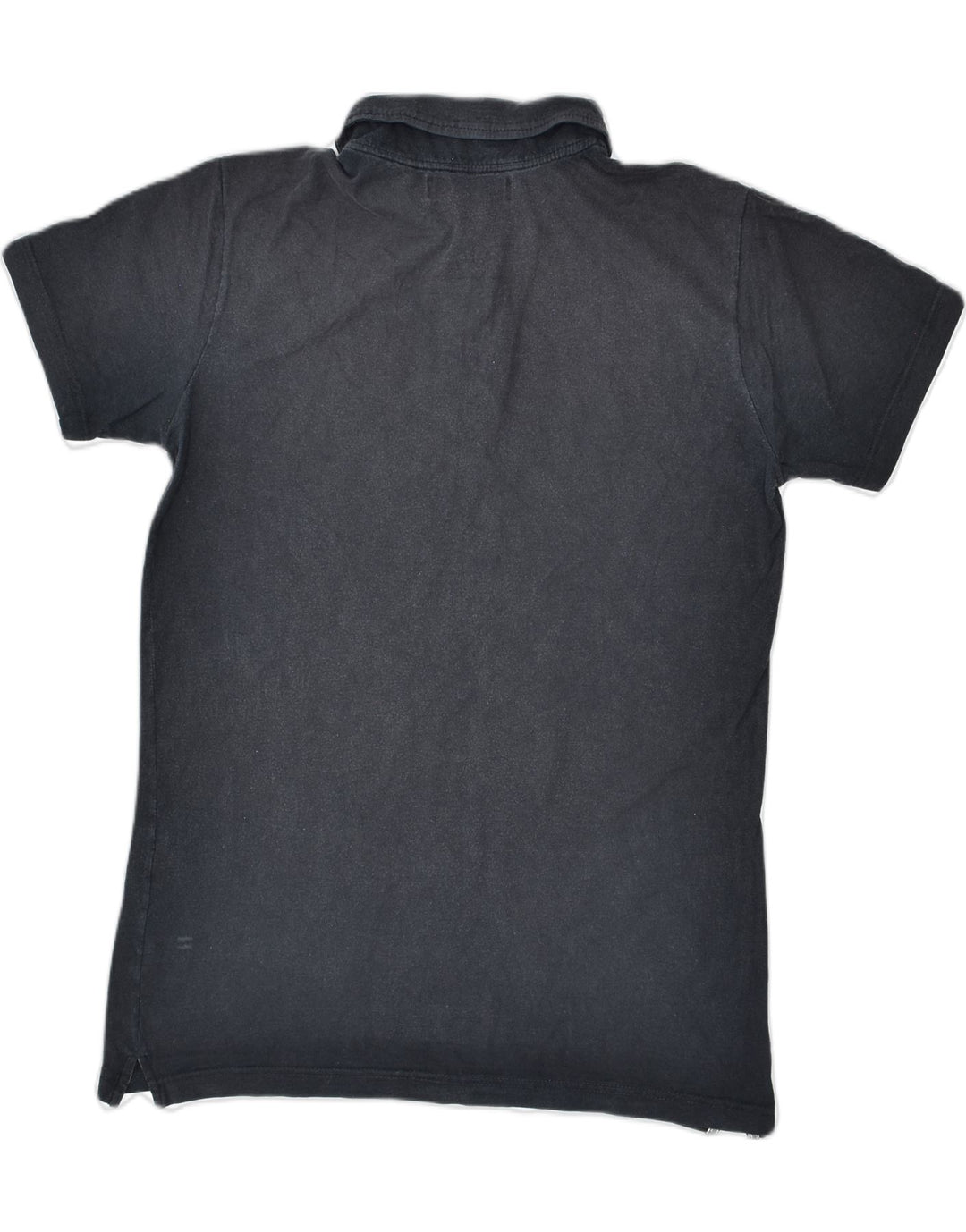 RIFLE Mens Polo Shirt Medium Grey Cotton | Vintage | Thrift | Second-Hand | Used Clothing | Messina Hembry 