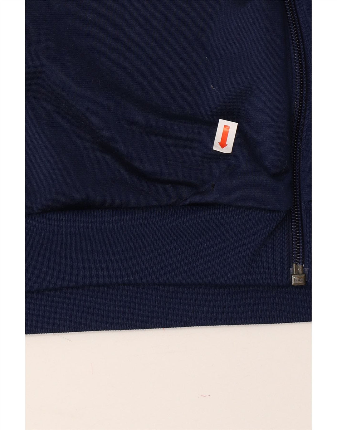 ADIDAS Mens Tracksuit Top Jacket Medium Navy Blue Colourblock Polyester Vintage Adidas and Second-Hand Adidas from Messina Hembry 