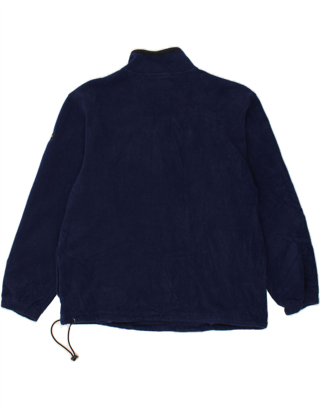 IZOD Mens Zip Neck Fleece Jumper Large Navy Blue Polyester Vintage Izod and Second-Hand Izod from Messina Hembry 