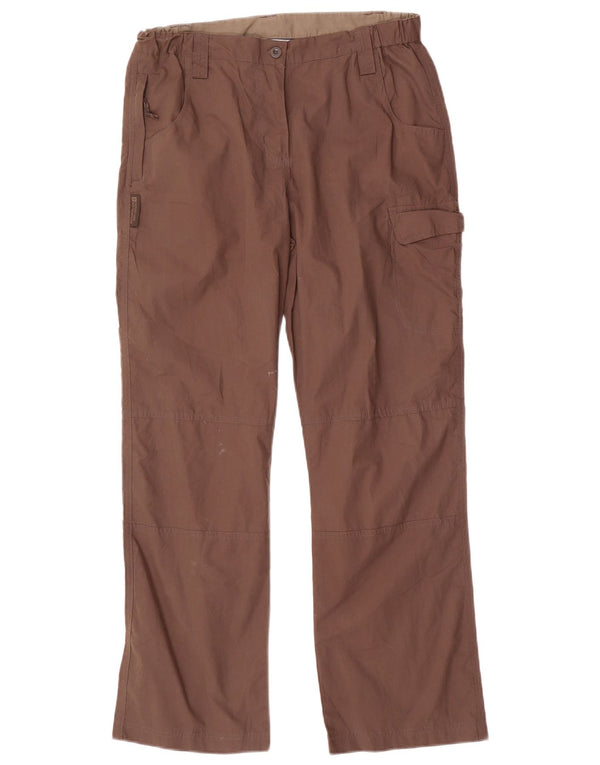 Mountain Warehouse Ženske ravne kargo hlače UK 10 male W30 L29 smeđe