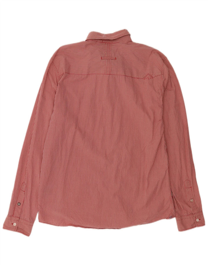 Quiksilver muška košulja XL Red Gingham pamuk