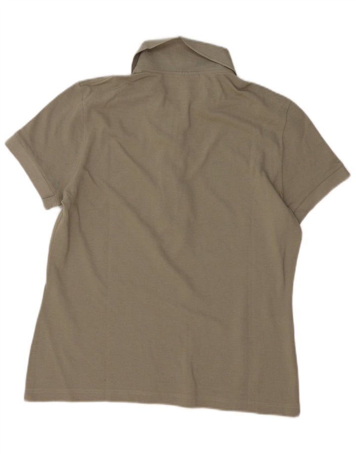 LACOSTE ženska polo majica veličine 44 veliki sivi pamuk