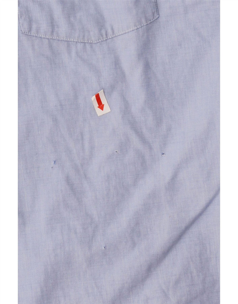 BURBERRY Mens BRIT Shirt Large Blue Cotton Vintage Burberry and Second-Hand Burberry from Messina Hembry 